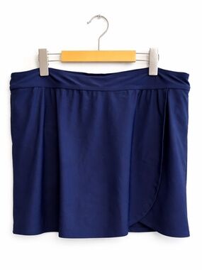 Vintage Navy Blue Swim Skirt – Size Large NWT